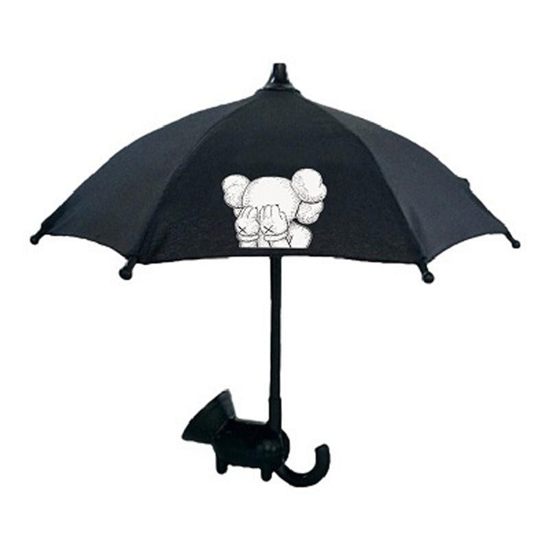Phone umbrella suction cup stand