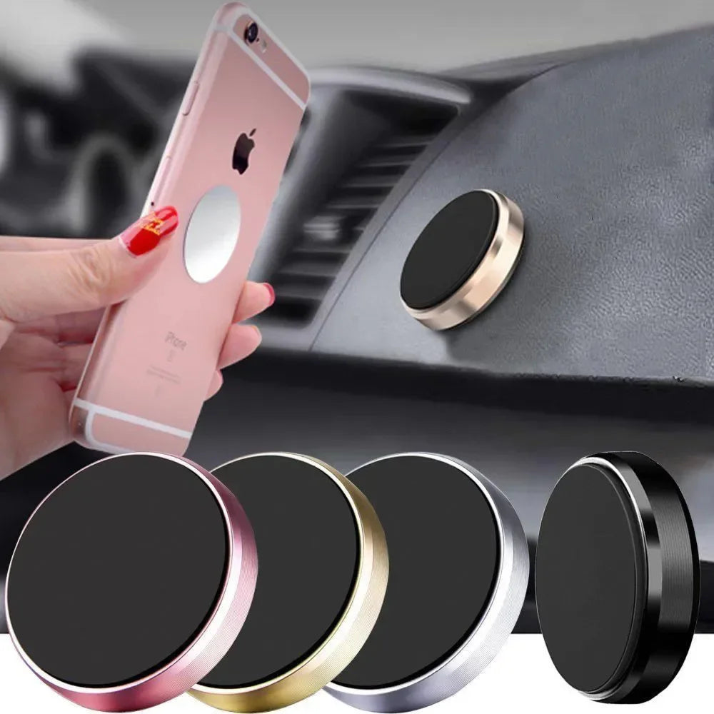 Magnetic car phone holder