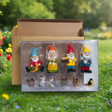 Garden Dwarf Decoration Gift Box Resin